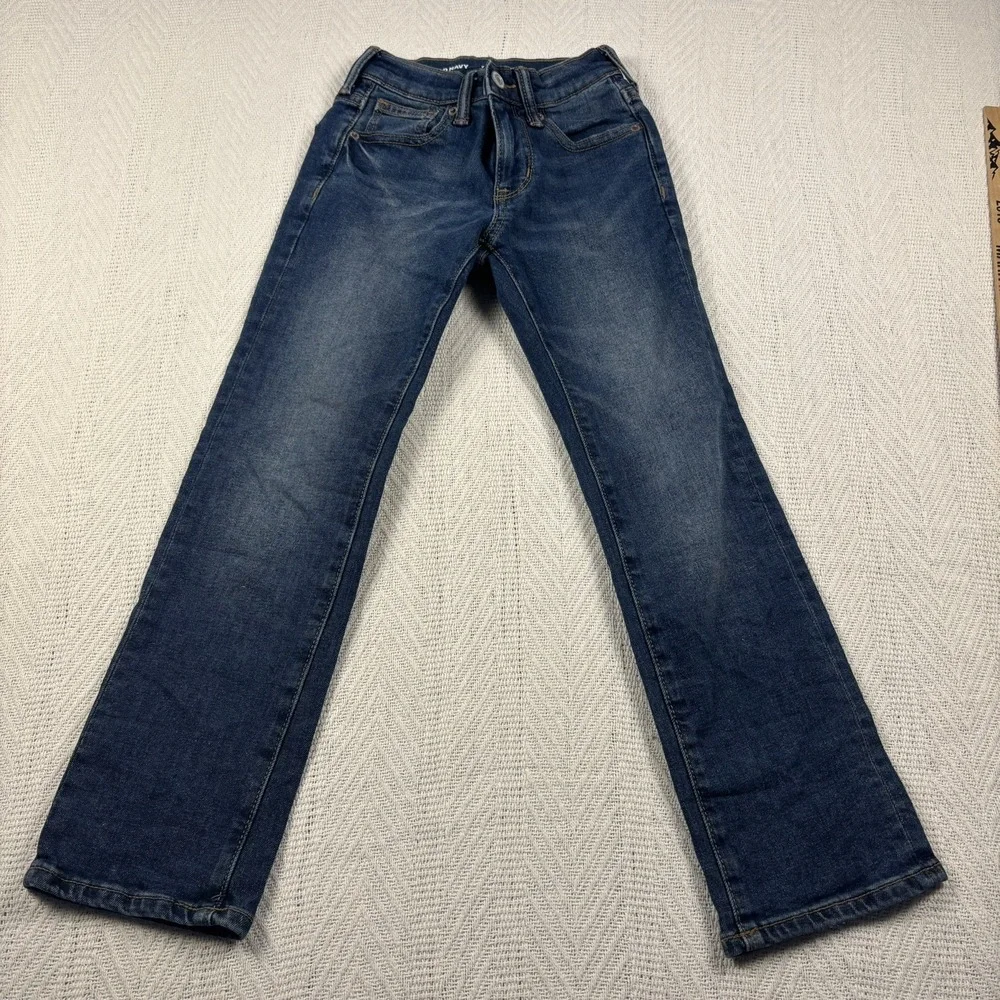 Old Navy Boy's Built-in Flex Straight Jeans Size 7